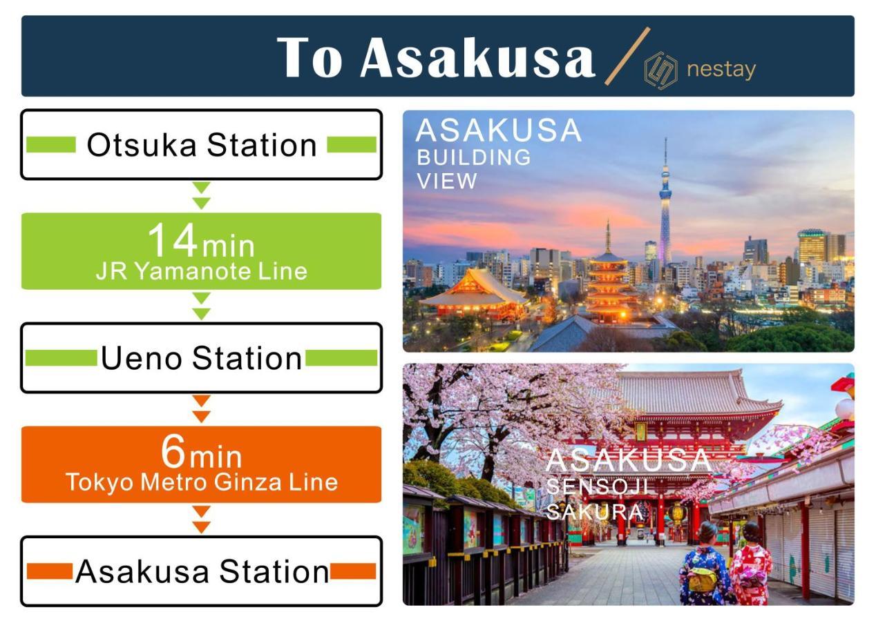 Nestay Villa Tokyo Otsuka Экстерьер фото